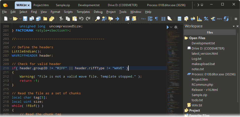 010 Editor 文本编辑器界面